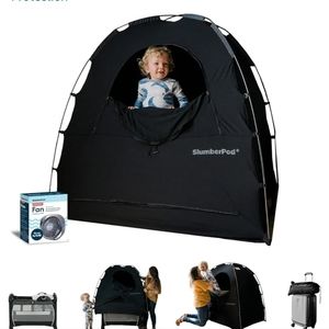 Slumber pod with fan